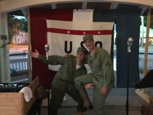 SPAM Time Vincent Bubba Turner and Vince SPAM Turner hamming it up at 2017 USO Night.