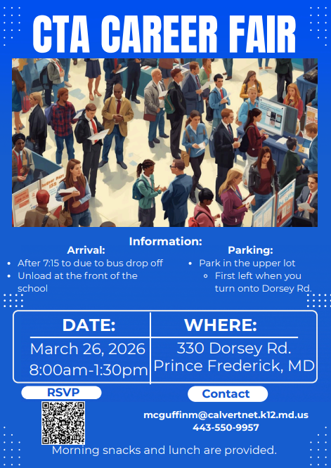 CTA Career Fair on Thursday, March 26, 2026